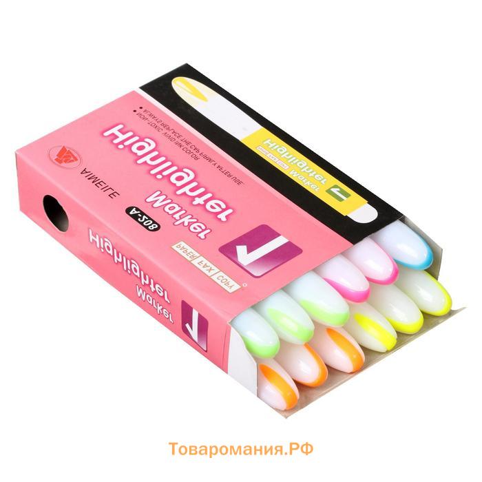 Маркер-текстовыделитель, 4 мм, МИКС