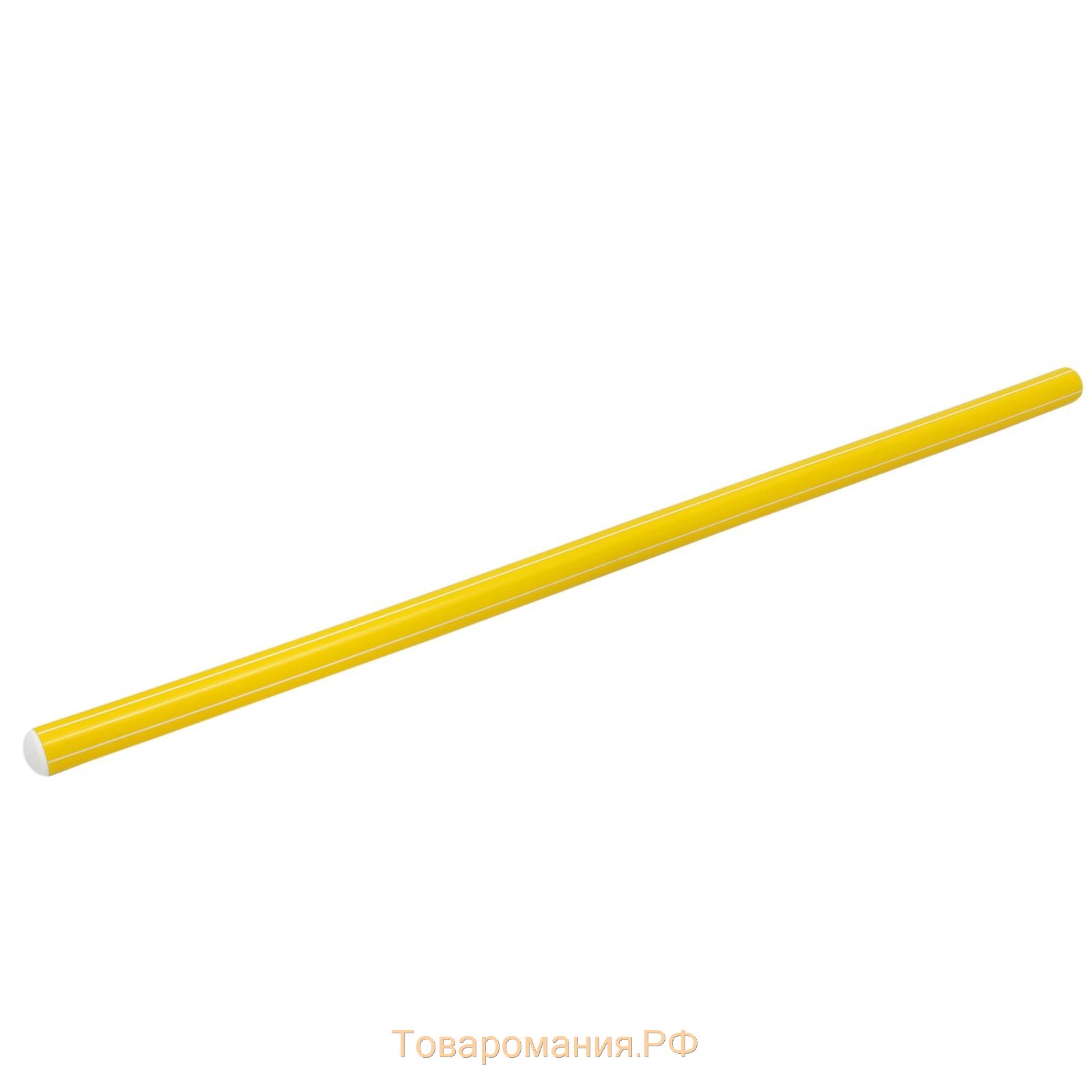 Палка гимнастическая 70 см, цвет жёлтый