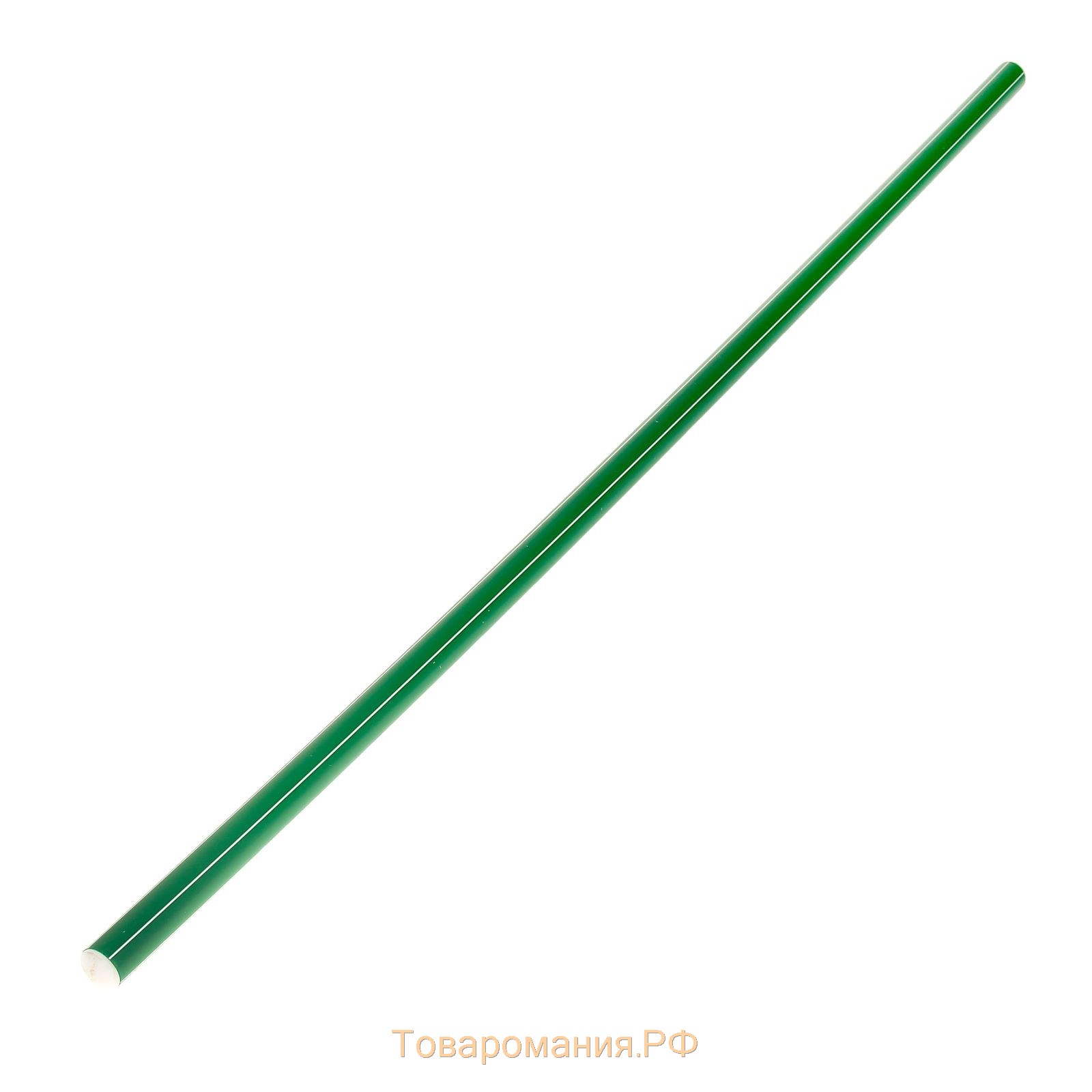 Палка гимнастическая 100 см, цвет зелёный