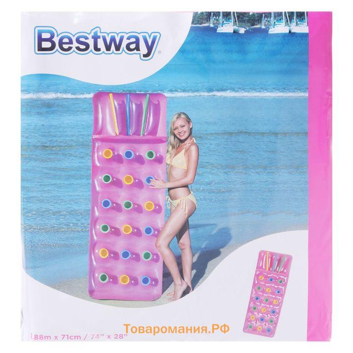 Матрас для плавания, 188 х 71 см, цвет МИКС, 43014 Bestway