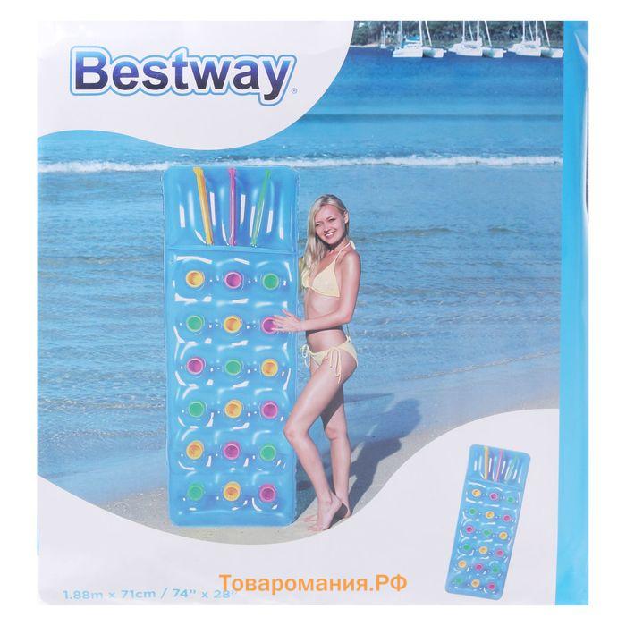 Матрас для плавания, 188 х 71 см, цвет МИКС, 43014 Bestway