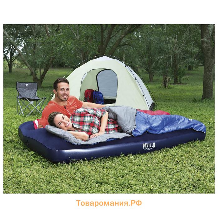 Матрас надувной Bestway Pavillo, 191×137×28 см, с встроенным ножным насосом, 67225