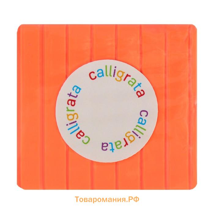 Полимерная глина Calligrata SH-64, 50 г, флюоресцентная, персиковая