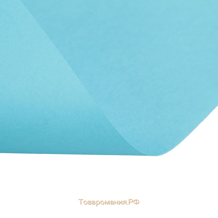 Бумага цветная А4, 100 листов Calligrata Интенсив, голубая, 80 г/м²