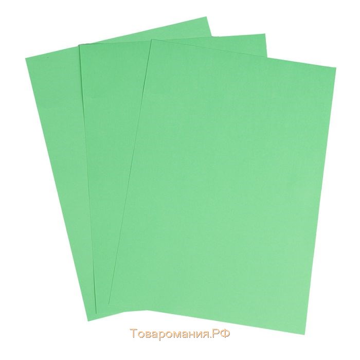 Бумага цветная А4, 100 листов Calligrata Интенсив, зелёная, 80 г/м²