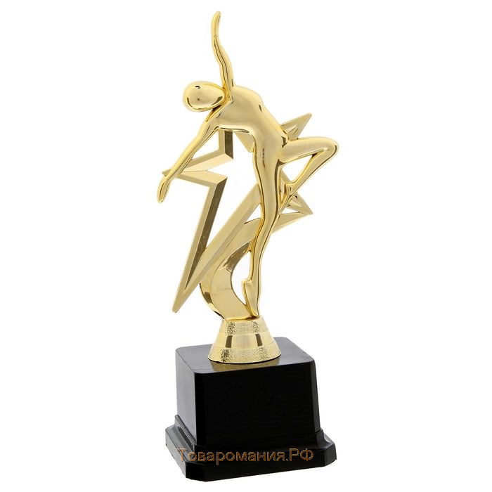 Наградная фигура «Танец», золото, подставка пластик черная, 21,8 х 9 х 7,5 см.