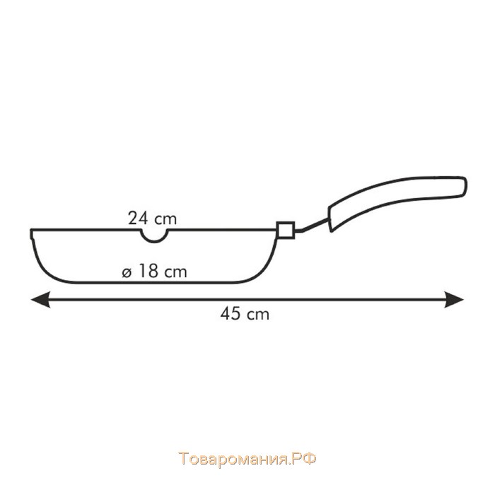 Сковорода-гриль Tescoma Premium, 34х24 см