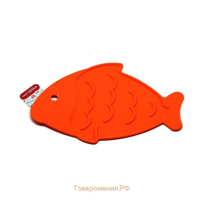 Подставка под горячее Atlantis «Рыба», цвет оранжевый