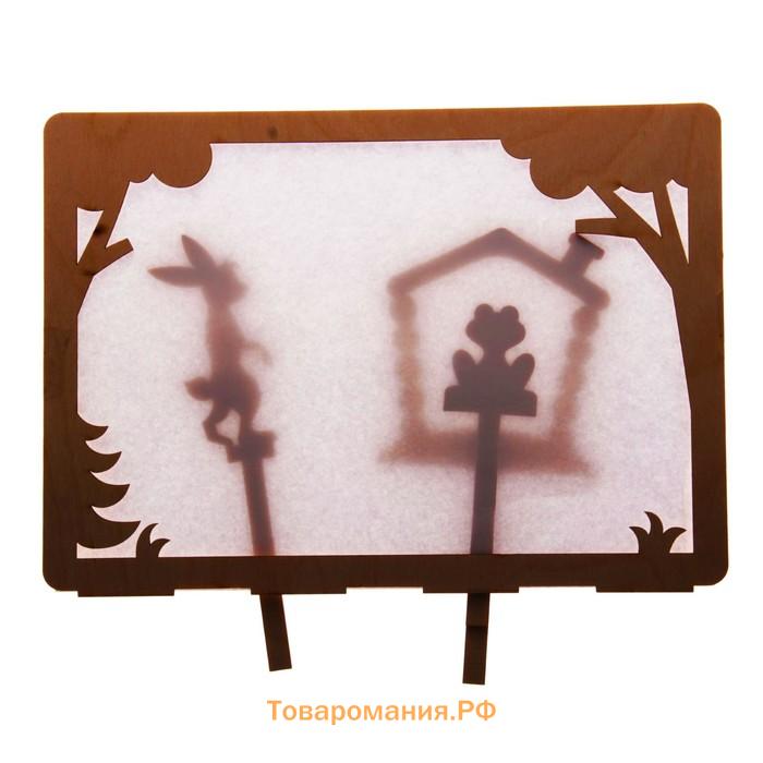 Театр теней для детей «Теремок», с ширмой
