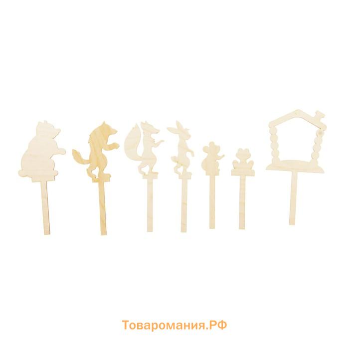 Театр теней для детей «Теремок», с ширмой