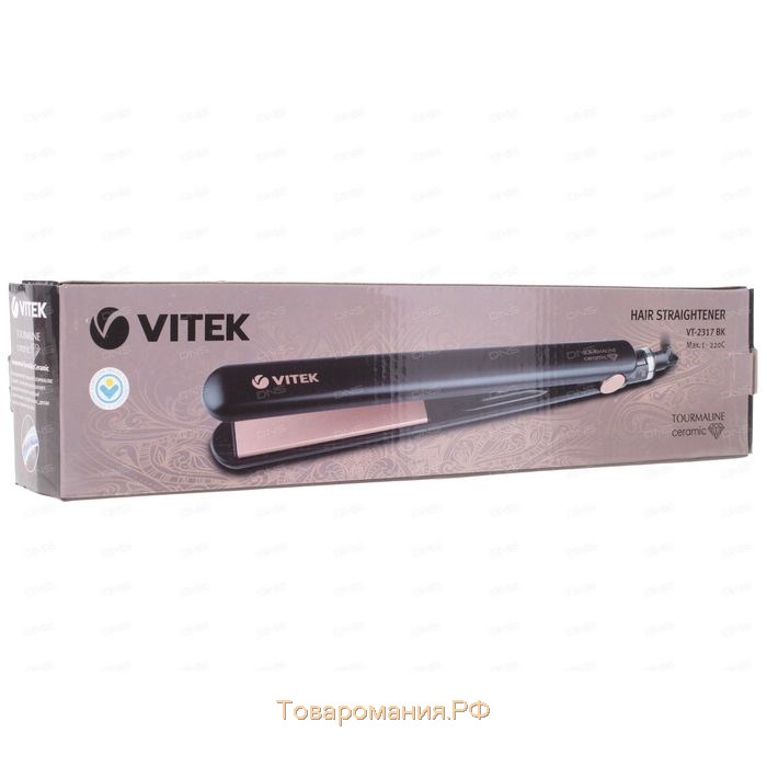 Выпрямитель Vitek VT-2317 BK, черный