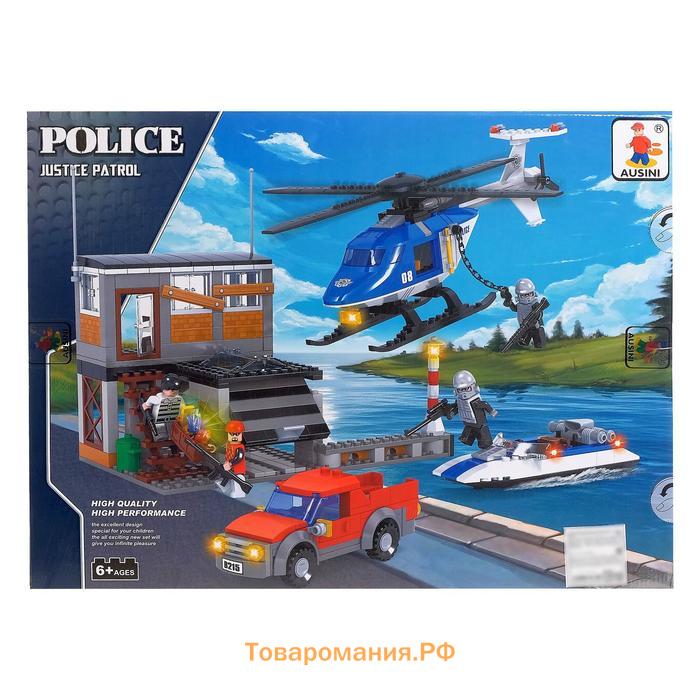 Конструктор Полиция «Погоня», 476 деталей