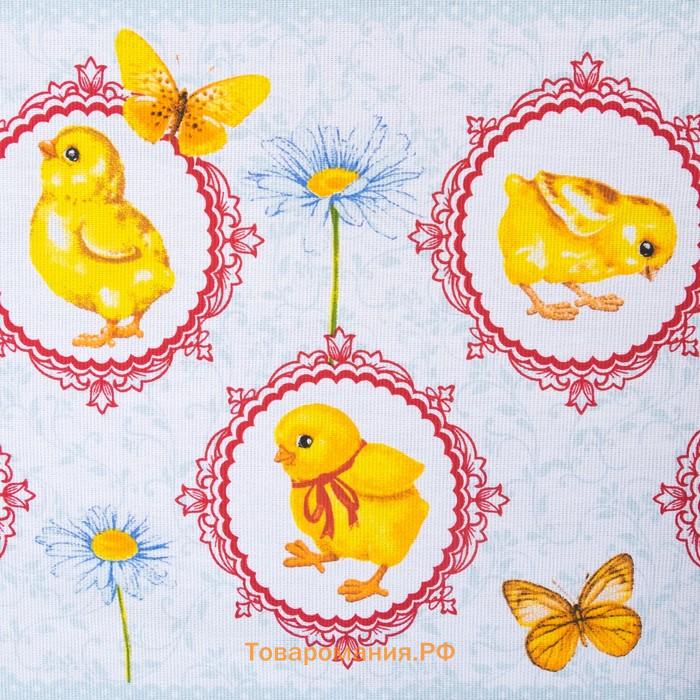 Скатерть  «Пасха», 180 × 144 см, 100 % хлопок, рогожка, 164 г/м²
