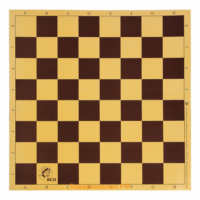 Шахматное поле, 40×40 см, микрогофра