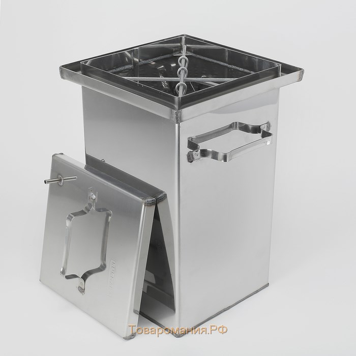 Коптильня 45×25×25 см, нержавеющая сталь 1.5 мм