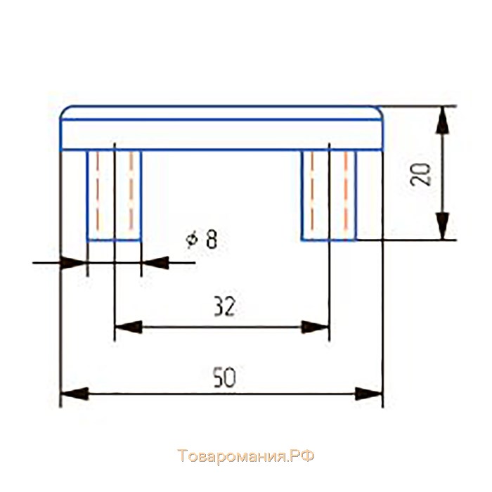 Подпятник Н 6, черный