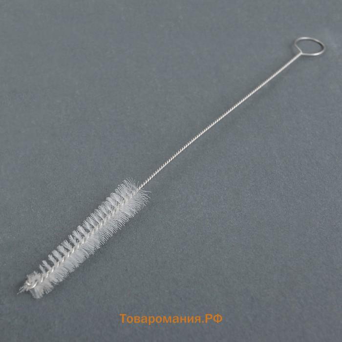 Ёршики для посуды , 2 шт.: 14.5×2.5 см, 17×0.5 см, белые