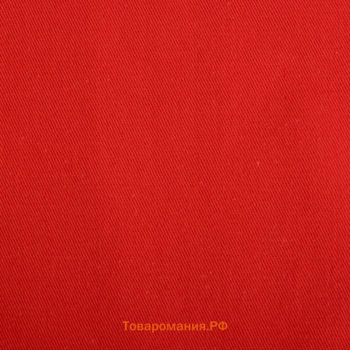 Салфетка декоративная "" "Новый Год" 40х40 см, цвет красный, 100% хлопок, саржа, 250гр/м2