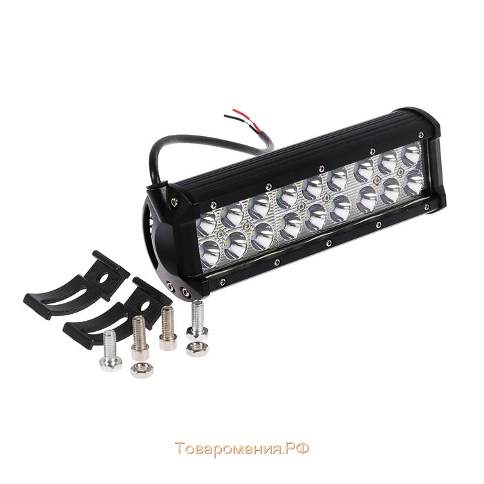 Противотуманная фара, 12В 18 LED, IP67, 54 Вт, 6000 К, направленный свет