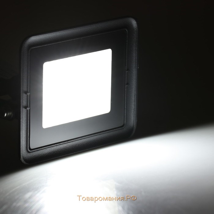 Прожектор светодиодный Smartbuy FL SMD LIGHT, 20 Вт, 6500 К, 1600 Лм, IP65, холодный белый