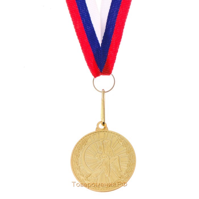 Медаль тематическая 174, «Танцы», d= 4 см. Цвет золото. С лентой