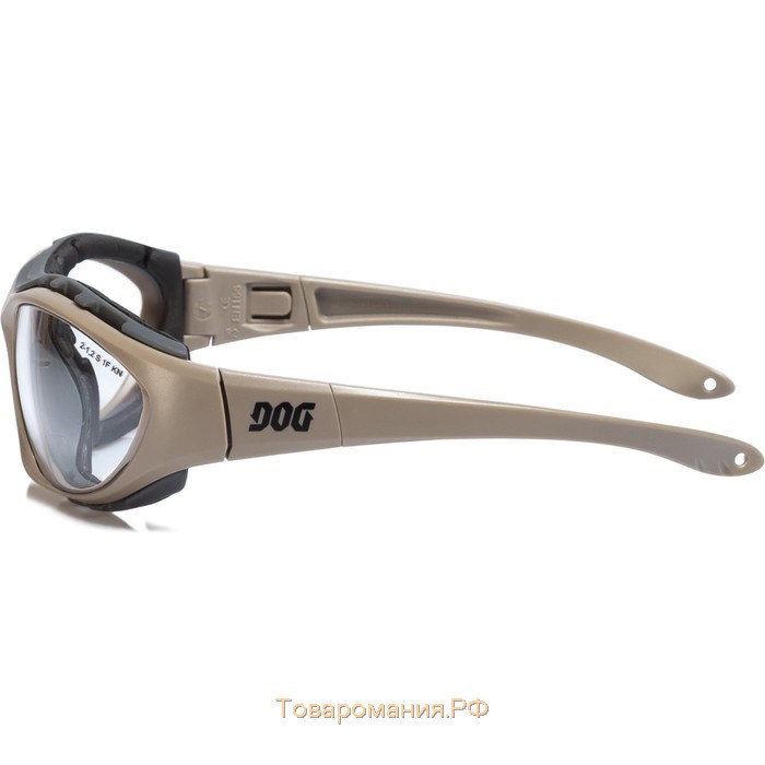 Очки открытые DOG Expert 2103 прозрачные, покрытие от царапин и запотевания
