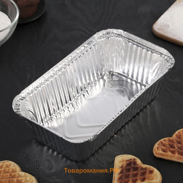 Набор форм для выпечки из фольги , 25.5×15.5×7 см, 15 шт.