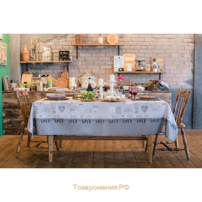 Полотенце «» Love is all around, 40×67 см, 100% хлопок, саржа 190 г/м²