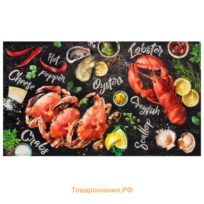 Кухонное полотенце «. Лобстер», 40×73 см, 100% хлопок, саржа 190 г/м5