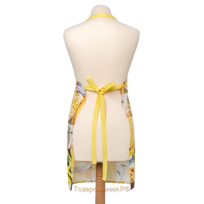 Фартук «: YELLOW» 70х60 см, 100% хлопок, саржа 190 гр/м²