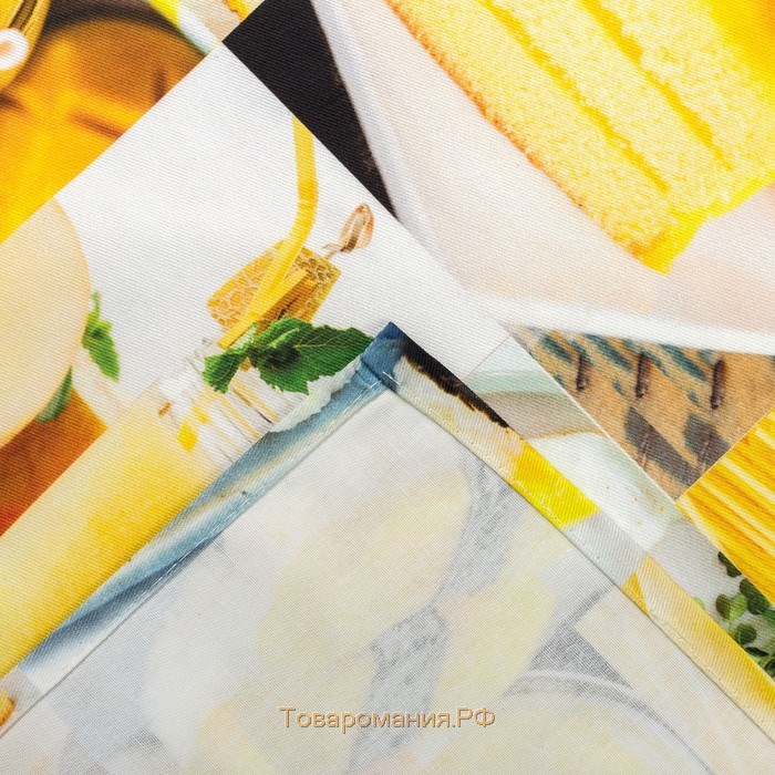 Фартук «: YELLOW» 70х60 см, 100% хлопок, саржа 190 гр/м²