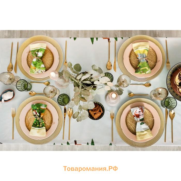 Скатерть "" Тоскана 110х150 см, 100 % хлопок, саржа 190 гр/м2