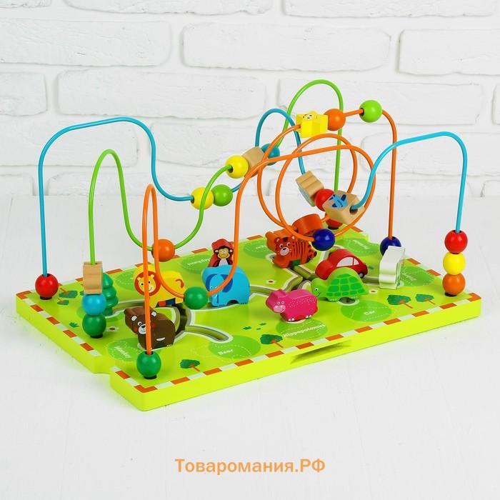 Бизиборд с каталкой