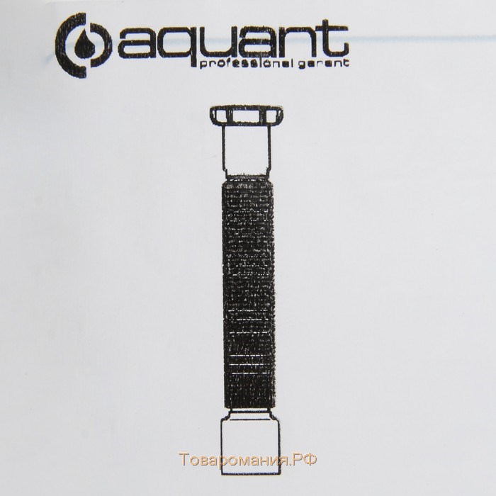 Труба гофрированная Aquant, 1 1/2" х 50 мм, без выпуска
