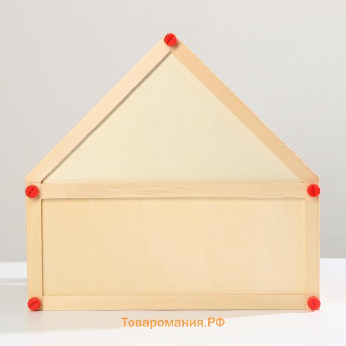 Домик кукольный с мебелью, 4 фигурки, 39 элементов