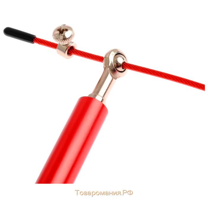 Скоростная скакалка ONLYTOP, 2,8 м, цвет красный