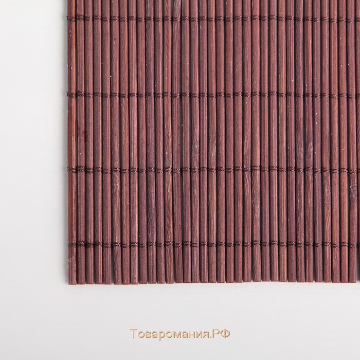 Салфетка сервировочная на стол «Гладь», 45×30 см, цвет коричневый