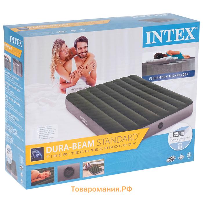 Матрас надувной DURA-BEAM FULL, 137 х 191 х 25 см, 64108 INTEX