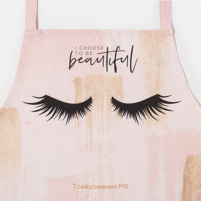 Фартук  Hello beautiful 70х60 см, 100% хлопок, саржа 190 г/м2