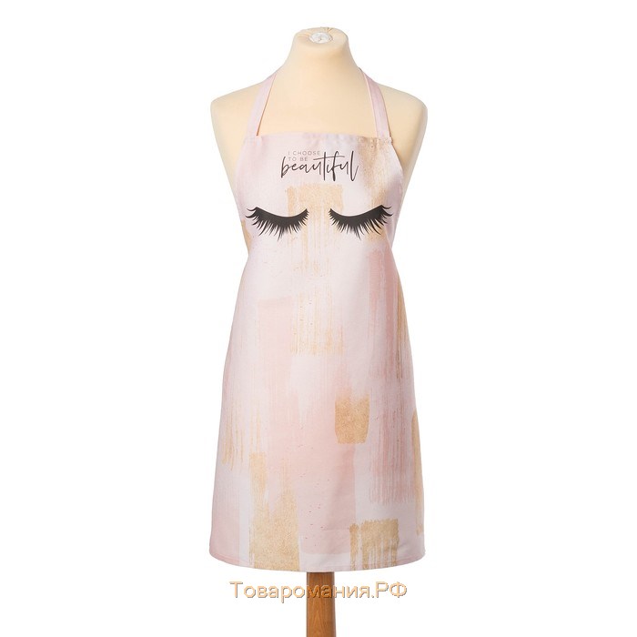 Фартук  Hello beautiful 70х60 см, 100% хлопок, саржа 190 г/м2