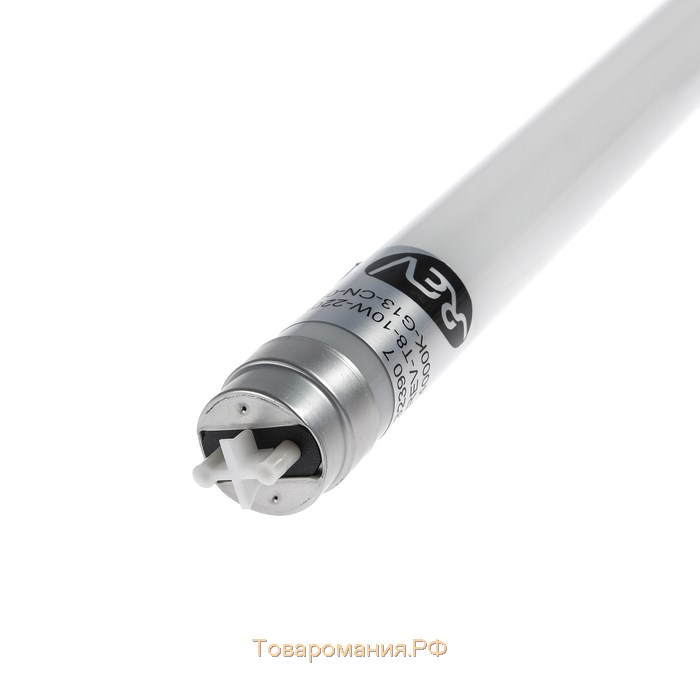 Лампа светодиодная REV LED, Т8, 10 Вт, G13, 4000 К, 600 мм, нейтральный свет