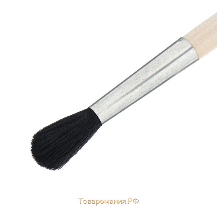 Кисть для рисования, Белка круглая № 7 (диаметр обоймы 7 мм; длина волоса 24 мм), деревянная ручка, Calligrata