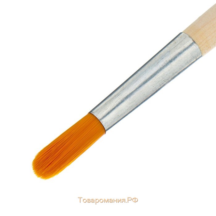 Кисть для рисования, Синтетика Круглая № 9 (диаметр обоймы 9 мм; длина волоса 28 мм), деревянная ручка, Calligrata