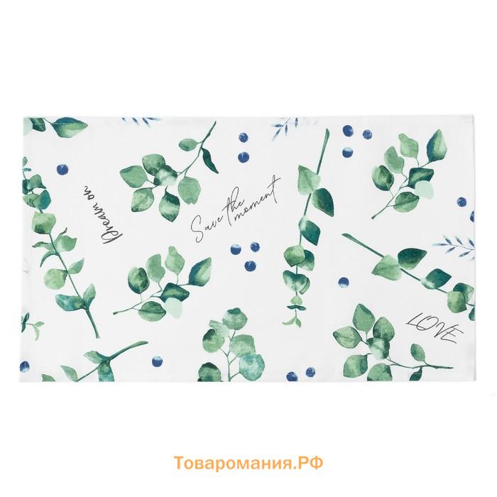 Полотенце кухонное «» Eucalyptus, 35×60 см, хлопок 100%, 164 г/м²