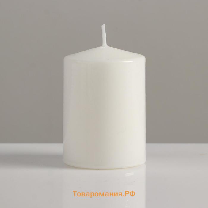 Свеча - цилиндр ароматическая "Ландыш", 5,6х8 см
