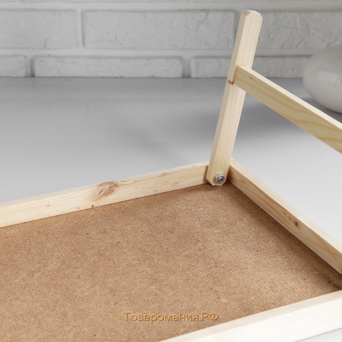 Столик для завтрака "Ренессанс", натуральный, 50×30 см