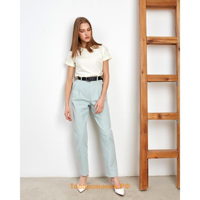 Футболка женская MINAKU REGULAR FIT: белая, р-р 48