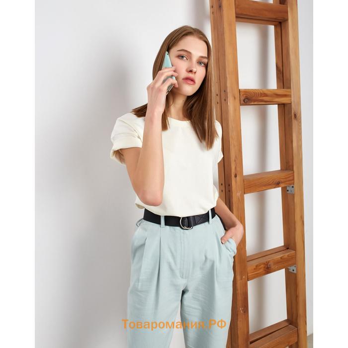 Футболка женская MINAKU REGULAR FIT: белая, р-р 48