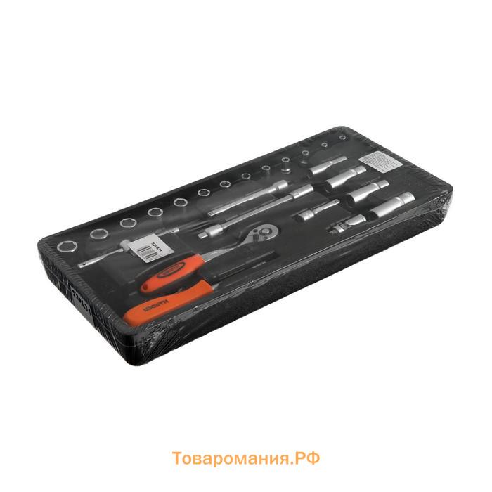 Набор инструментов HARDEN 520631, CRV, 1/4", 24 предмета