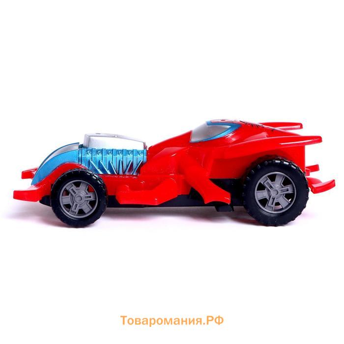 Машина радиоуправляемая Spider-Car, работает от батареек, МИКС